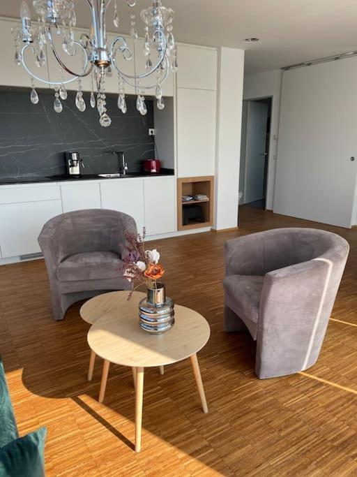 Penthouse-Wohnung Mit Flussblick 올덴부르크 외부 사진